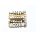 Insert &agrave; frapper laiton M5 x 9,5 SERPLAST - quantit&eacute;/sachet : 50