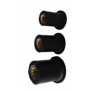Insert Papillon a sertir acier M4 épaisseur a sertir de 0,4 à 4,7mm : LOT de 50pcs