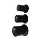Insert Papillon a sertir acier M4 épaisseur a sertir de 0,4 à 4,7mm : LOT de 50pcs