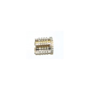 Insert &agrave; frapper laiton M2,5 x 4 SERPLAST - quantit&eacute;/sachet : 20
