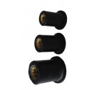 Insert Papillon a sertir acier M4 épaisseur a sertir de 0,4 à 4,7mm : LOT de 50pcs