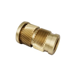 Insert pose a chaud laiton &agrave; collerette  M3 x 5.7 SERPLAST - quantit&eacute;/sachet : 20